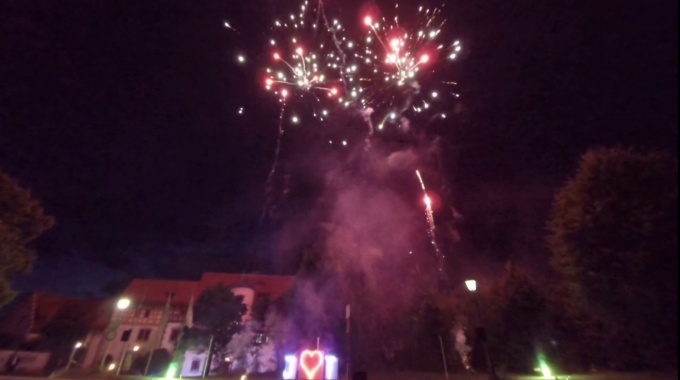 Hochzeitsfeuerwerk 2016 auf Schloß Liebenstein (Neckarwestheim)