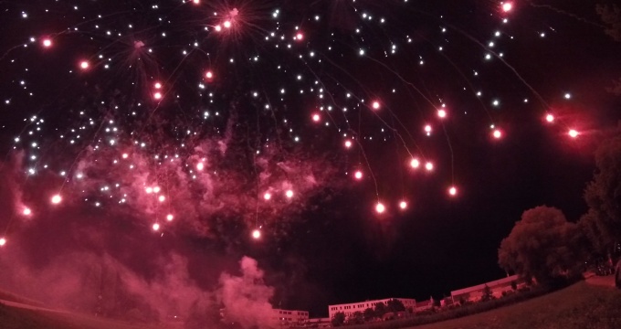 Hochzeitsfeuerwerk bei Plan-Garten in Leinfelden Echterdingen / Stetten bei Stuttgart