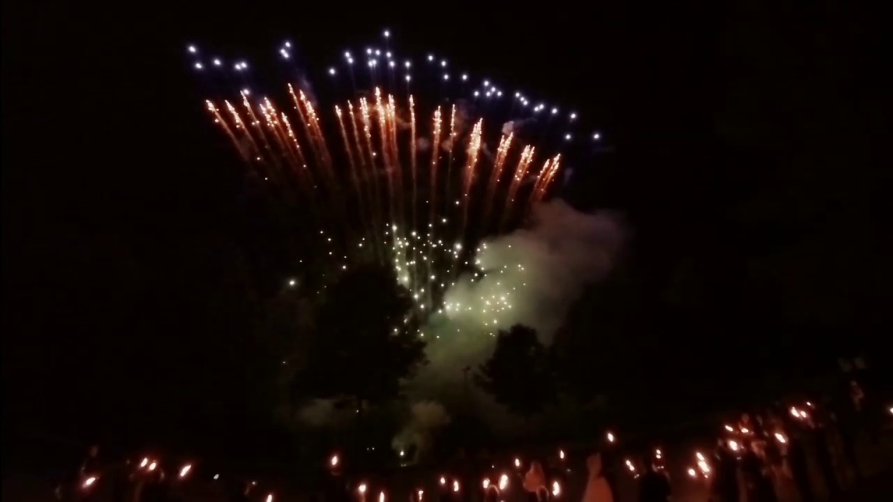 Hochzeitsfeuerwerk beim Schloss Lichtenstein - Altes Forsthaus Lichtenstein